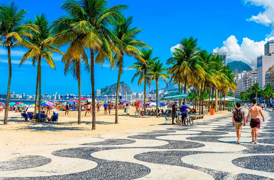 Praia de Copacabana - o ícone do Rio de Janeiro